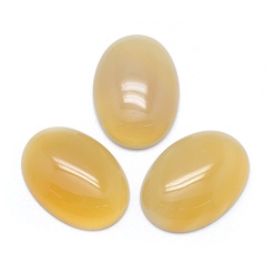 Natural Agate Natural Agate Cabochons, Oval, Dyed & Heated, 25x18x6mm