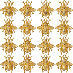 Золотой Подвески из сплава, пчела, золотые, 20.5x20x3 мм, отверстие : 1.8 мм, 50 шт / коробка