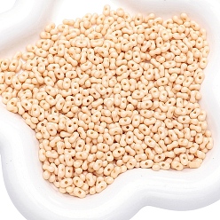 Персиковый Слойка Непрозрачные акриловые бусины в виде арахиса, розовые, 6x4 мм, о 105 шт / комплект