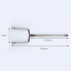 Нержавеющая Сталь Цвет Кусачки для проволоки из нержавейки, не тускнеющие, для изготовления поделок из глины, цвет нержавеющей стали, 19.5x5 см