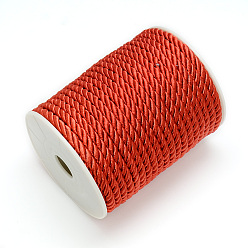 Red Nylon Thread, 3-Ply, Red, 5mm, about 20yards/roll(18.28m/roll)