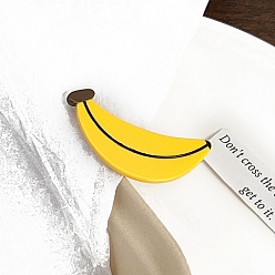 Банан Заколки для волос с когтями из ацетата целлюлозы (смола), фрукты, аксессуары для волос для женщин и девочек, банан, 40x24 мм