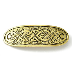 Другие Заколки для волос из сплава, для женщин девушки, античное золото , узел, 84x28x13 мм