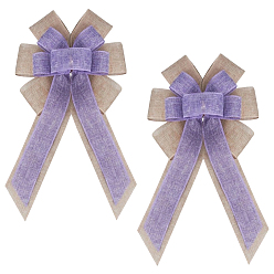 Лиловый Нейлоновые бантики для одежды, аксессуары, сирень, 380x230x30 мм