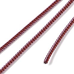 Седло Коричневый Плетеная круглая стальная проволока, для браслетов своими руками, седло коричневый, 3.2 мм