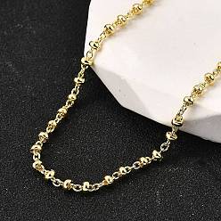 Настоящее золото 18K Ожерелья из латунных цепочек-ронделей, без свинца и без кадмия, долговечный, стойки покрытие, реальный 18 k позолоченный, 17.83 дюйм (45.3 см)
