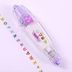 Letter Декоративная корректирующая лента из абс-пластика, для скрапбукинга поздравительная открытка дневник канцтовары школьные принадлежности, Шаблон письма, 110x27x20 мм