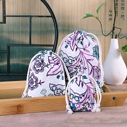 Лист Мешковины упаковочные пакеты, шнурок сумки, для подарков, подарочные пакеты для вечеринок, лист, 14x10 см