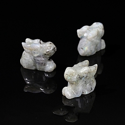 Лабрадорита Натуральные лабрадоритовые дисплеи, украшение домашнего офиса, кролик, 42 мм