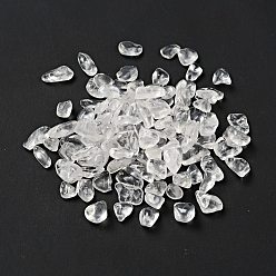 Quartz Crystal Natural Quartz Crystal Beads, Rock Crystal, No-hole/Undrilled, Chip, 1~13x1~9x0.5~6mm, about 7000pcs/kg