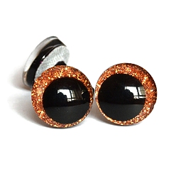 Легкий Лосось Пластиковый безопасный глазок для корабля, для поделок куклы игрушки кукольные плюшевые животные изготовление, светлый померанцевый, 16 мм