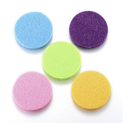 (52) Непрозрачная лаванда Волоконные подушечки для духа, Салфетки, плоско-круглые, разноцветные, 30x3 мм