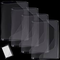Clear PVC Book Covers, Rectangle, Clear, 257x178x0.7mm