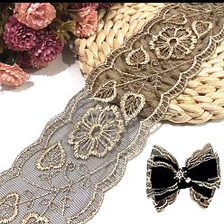 Цветок Лента для вышивки из полиэстера, для упаковки свадебных подарков своими руками, цветок, 2-3/4 дюйм (70 мм), 30 ярдов