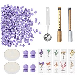 Индиго Карты DIY бумаги, с ложкой из нержавеющей стали, свеча, частицы сургуча, металлические маркеры рисуют ручки, сушеные цветы бумажные карты, индиговые, 118x26x9 мм, 1 PC