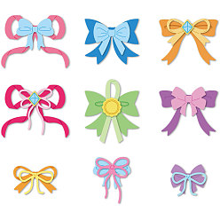 Bowknot Углеродистая сталь разрезает трафареты, для diy scrapbooking, Фотоальбом, декоративная бумага для тиснения, бантом, 109x146x0.8 мм