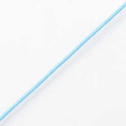 Небесно-голубой Упругие круглые Бисероплетение шнуры нейлоновые нити, голубой, 1.2 мм, около 50 ярдов / рулон (150 футов / рулон)