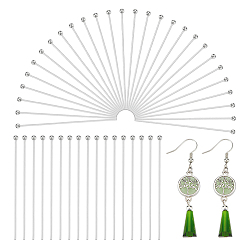 Нержавеющая Сталь Цвет 300шт. 304 штифты с шаровой головкой из нержавеющей стали, цвет нержавеющей стали, 40x0.6 мм, 22 датчик, Руководитель: 1.8 mm