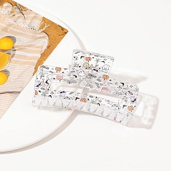 Тыква Пластиковые заколки-коготь для волос для женщин и девочек, тыква, 85x48x40 мм