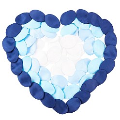 (52) Непрозрачная лаванда Искусственные цветы шелковые лепестки роз, цветок девушка разбросать лепестки, для свадебной вечеринки сувениры для украшения дома, разноцветные, 46x34x1 мм, 4 цвета, 60 шт / цвет, 240 шт / комплект