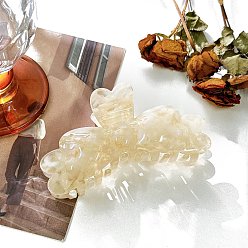 Античный Белый Заколки для волос в форме когтей из ацетата целлюлозы, аксессуары для волос для женщин и девочек, старинный белый, 107 мм