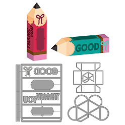 Другие Углеродистая сталь разрезает трафареты, для diy scrapbooking, Фотоальбом, декоративная бумага для тиснения, цвет нержавеющей стали, другой узор, 92~176x92~140x0.8 мм, 3 шт / комплект