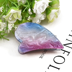 Сердце Акриловые коготь заколки, аксессуары для волос для женщин и девочек, сердце, 70 мм