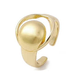 Golden Messingringe einstellbar, Cadmiumfrei und Nickel frei und Bleifrei, Runde, golden, us Größe 8 1/2 (18.5 mm)