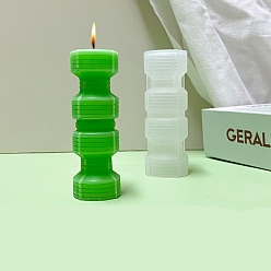 Белый Силиконовые формы для свечей своими руками, пищевой силикон, изготовление украшений, для изготовления свечей, белые, 36x97 мм