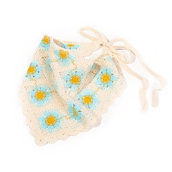 Небесно-голубой Эластичная повязка для волос, банданы крючком, модная повязка на голову, голубой, 540x280 мм