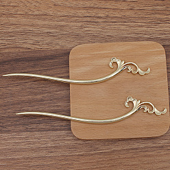 Light Gold Выводы из сплава для волос, Настройки эмали, облако, золотой свет, 152 мм