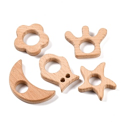 Цвет Древесины Деревянные хрустальные шары, подставка для хрустального шара, разнообразные, деревесиные, 44~73x30~63x10 мм