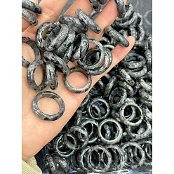 Лабрадорита Натуральные лабрадоритные пальцевые кольца, внутренний диаметр: 17~20 мм