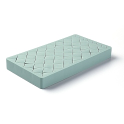 Бледно-Золотистый Ящик для хранения силикона макияжа, для губной помады лак для ногтей, кисти, карандаш для бровей, тушь и т. д., прямоугольные, бледно золотарник, 217x118x24 мм