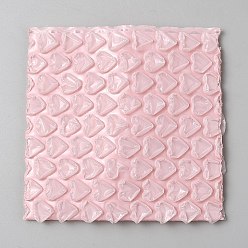 Pink Пленочные пакеты, почтовая рассылка «сердечный пузырь», мягкие конверты, квадратный, розовые, 10x10.5x0.5 см