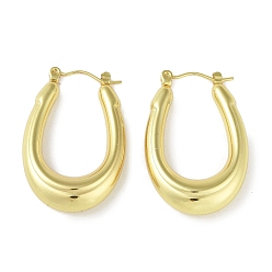 Настоящее золото 18K Ионное покрытие (ip) 304 серьги-гвоздики из нержавеющей стали, слеза, серьги-кольца для женщин, реальный 18 k позолоченный, 33.5x7 мм