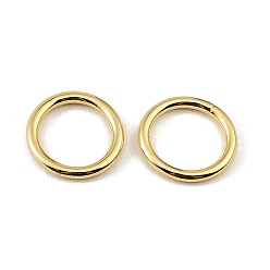 Plaqué 18K Or Véritable Anneaux connecteurs en laiton, anneau, crémaillère plaquage, plaqué longue durée, sans cadmium et sans plomb, réel 18 k plaqué or, 15x2mm, Trou: 11mm