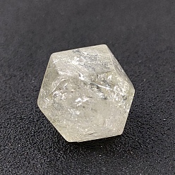 Цитрин Шестиугольные фигурки из натурального цитрина для украшения домашнего рабочего стола, 18 мм