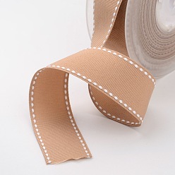 Цвет Древесины Grosgrain полиэфирные ленты для подарочных упаковок, деревесиные, 5/8 дюйм (16 мм), около 100 ярдов / рулон (91.44 м / рулон)