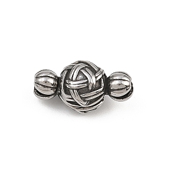 Античное Серебро 316 хирургические магнитные застежки из нержавеющей стали, круглые, античное серебро, 8x16x7 мм, отдельно: 8x12x6мм