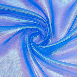 Васильковый Симфония лазерная полиэфирная ткань, для украшения сценического костюма, васильковый, 150x0.02 см