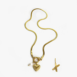 Letter X 304 ожерелья из нержавеющей стали с подвесками в виде букв и сердец для женщин, с натуральным пресноводным жемчугом, цветочный белый, золотые, Письмо X, 18.23 дюйм (46.3 см)