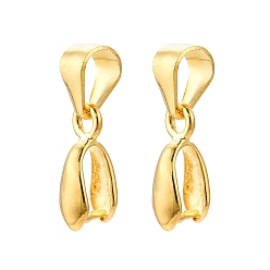 Настоящее золото 24K 925 зажим для зажима льда из стерлингового серебра, реальный 24 k позолоченный, 10.5x3 мм, отверстие : 5x3.5 мм, штифты : 0.8 мм