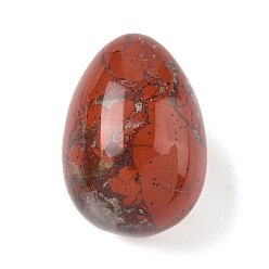 Красный Камень Украшения в форме яйца из натуральной красной яшмы, фигурка для украшения дома, энергетический камень рейки для исцеления, 29~30x20~21 мм