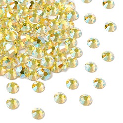 80310 200 Citrine AB Preciosa® maxima crystal без горячей фиксации плоские камни, чешский хрусталь, срыв твердой мозговой оболочки, круглый(438 11 615 шатон-роза), 80310 200 цитрин аб, ss 16 (3.8~4 мм)