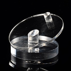 Clear Organic Glass Pendant Displays, Clear, 75x79x55mm