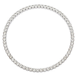 Ring Plastic Bag Handles, with Crystal Rhinestone, Ring, 23.5x1.5cm, Inner Diameter: 21cm