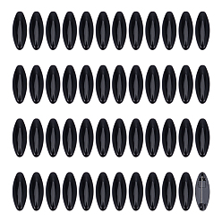 (52) Непрозрачная лаванда 48 шт. броши из смоляных булавок, с пин железа, овальные, разноцветные, 36x13 мм