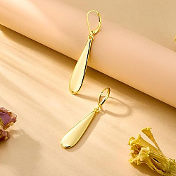 Золотой Серьги из сплава цинка, слеза, золотые, 53x9 мм