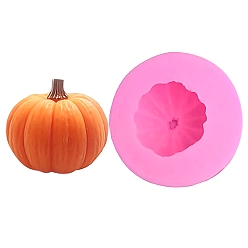 Темно-Розовый Пищевые силиконовые формы, формы помады, для украшения торта поделки, цвет шоколада, конфеты, изготовление ювелирных изделий на основе смолы и эпоксидной смолы, тыква, темно-розовыми, 88x45 мм